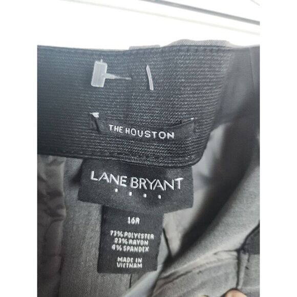 NWT Lane Bryant "The Houston" Grey Straight Leg Dress/Trouser Pants size 16R - Picture 5 of 9